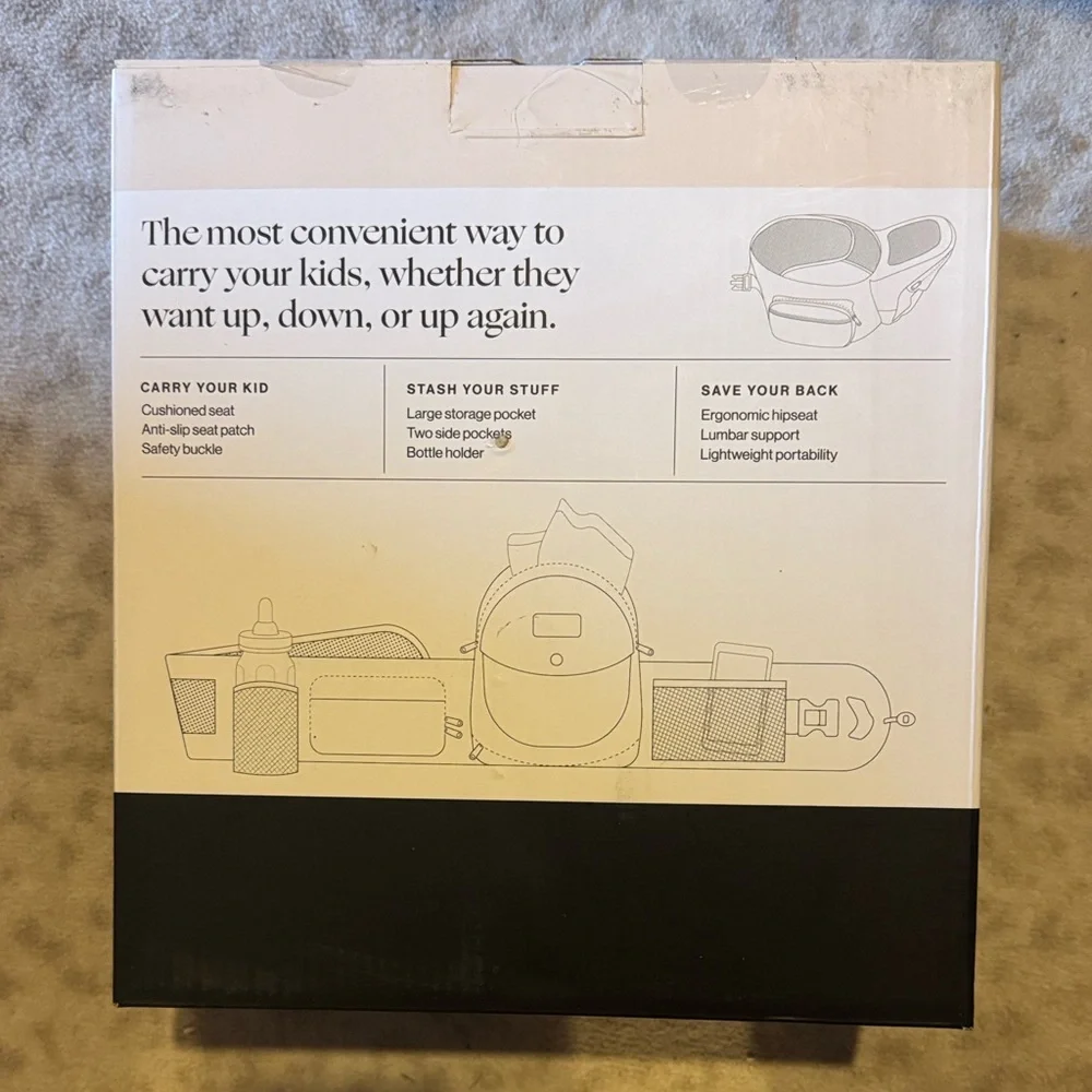 Tush Baby Strapless Baby Hipseat NWT